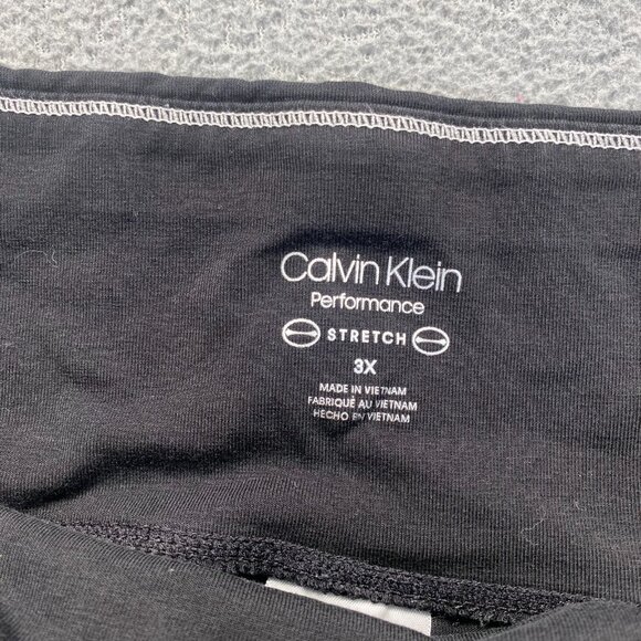 Calvin Klein Crop Performance Stretch Leggings Women's Size‎ 3X,Black,Comfort - Picture 3 of 12